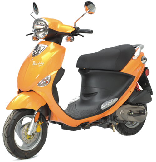 Buddy 50 Scooter for Cruising the beaches of Maui